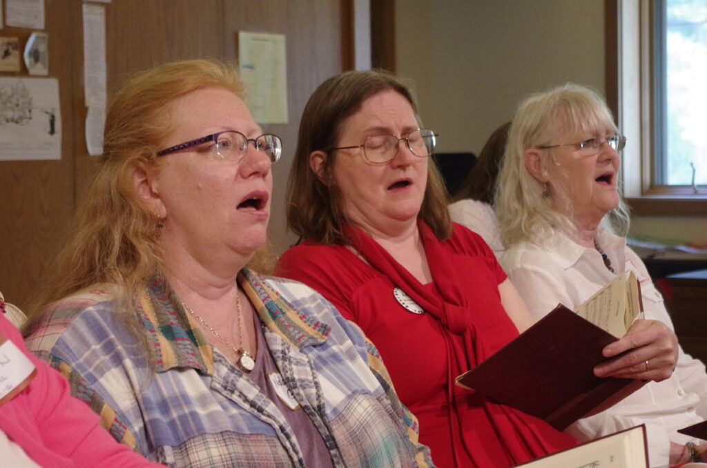 Altos at the Mid-Michigan All-day singing